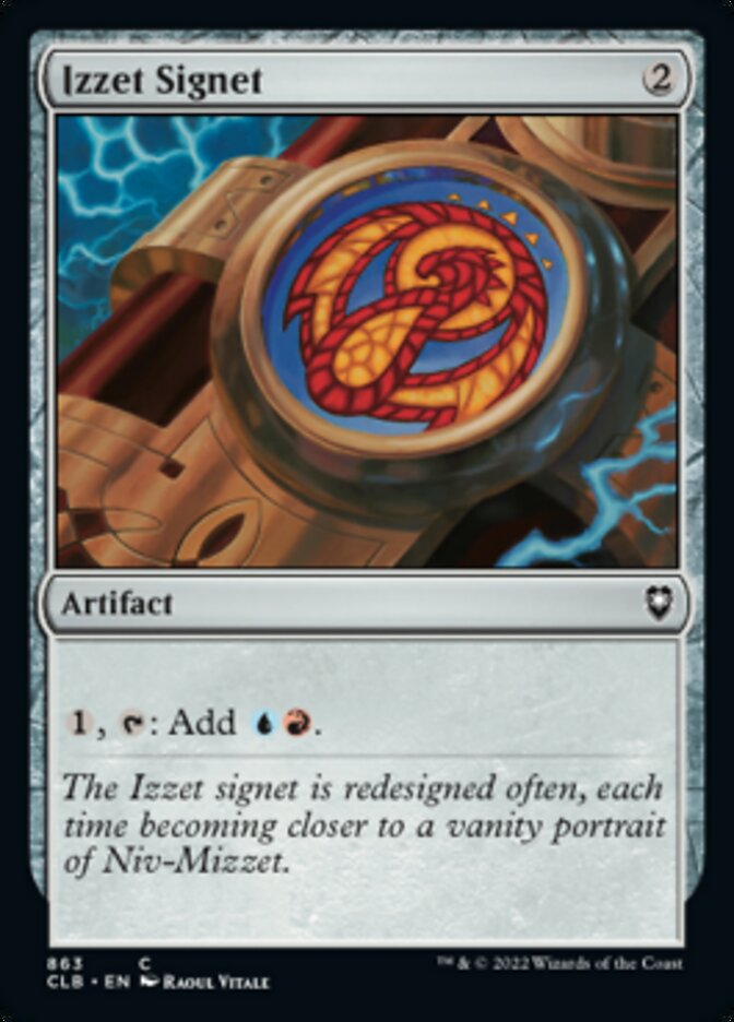 Izzet Signet [Commander Legends: Battle for Baldur's Gate] | Gamer Loot