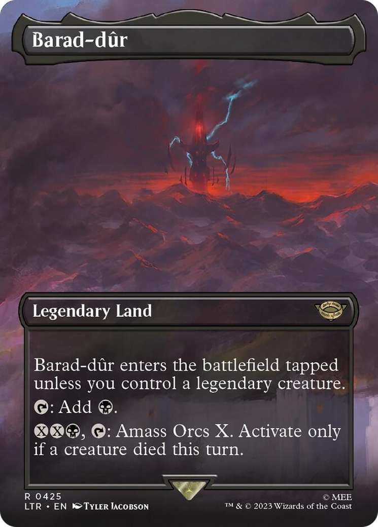 Barad-dur (Borderless Alternate Art) (425) [The Lord of the Rings: Tales of Middle-Earth] | Gamer Loot