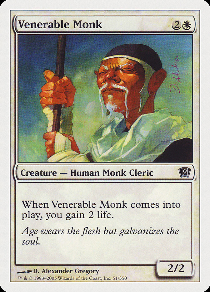 Venerable Monk [Ninth Edition] | Gamer Loot