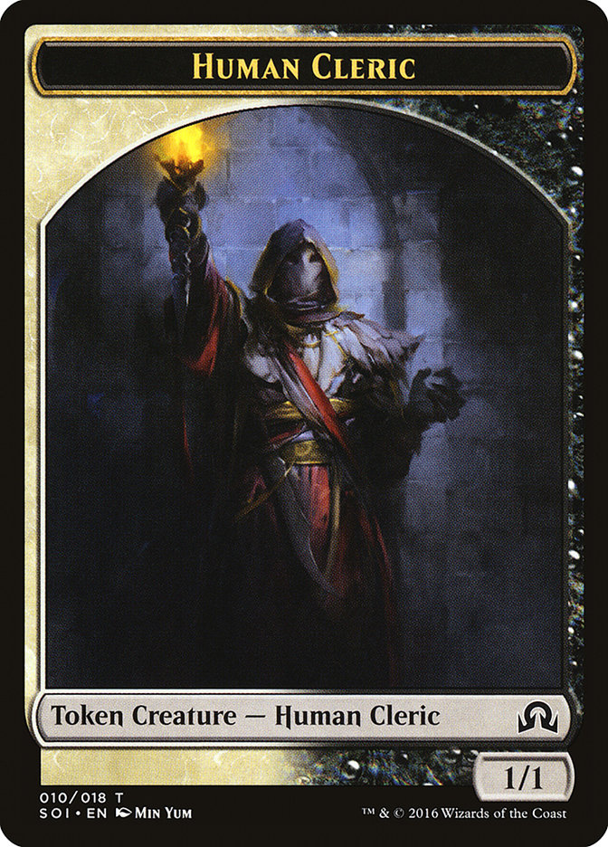 Human Cleric [Shadows over Innistrad Tokens] | Gamer Loot