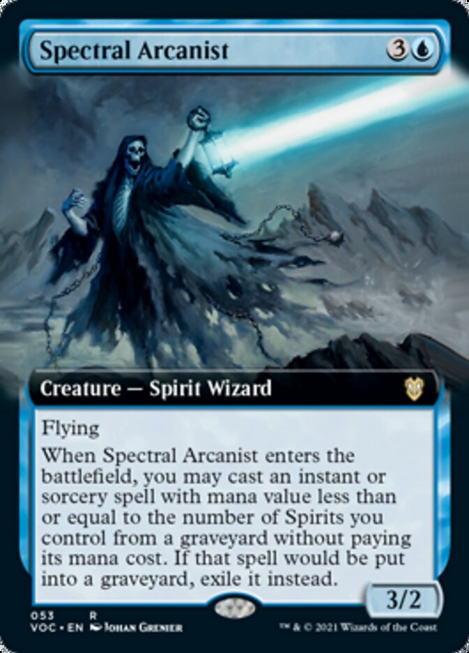 Spectral Arcanist (Extended) [Innistrad: Crimson Vow Commander] | Gamer Loot