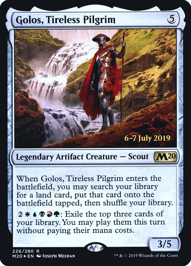 Golos, Tireless Pilgrim  [Core Set 2020 Prerelease Promos] | Gamer Loot