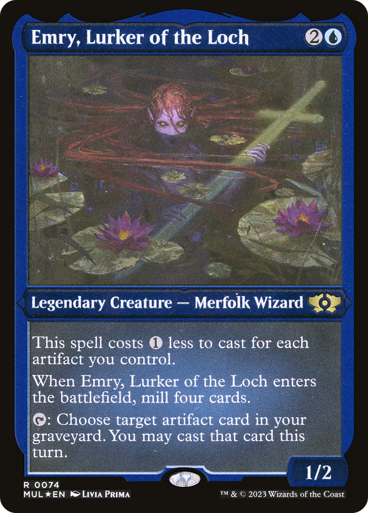 Emry, Lurker of the Loch (Foil Etched) [Multiverse Legends] | Gamer Loot