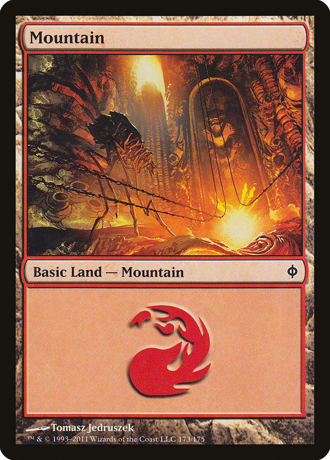 Mountain (173) [New Phyrexia] | Gamer Loot