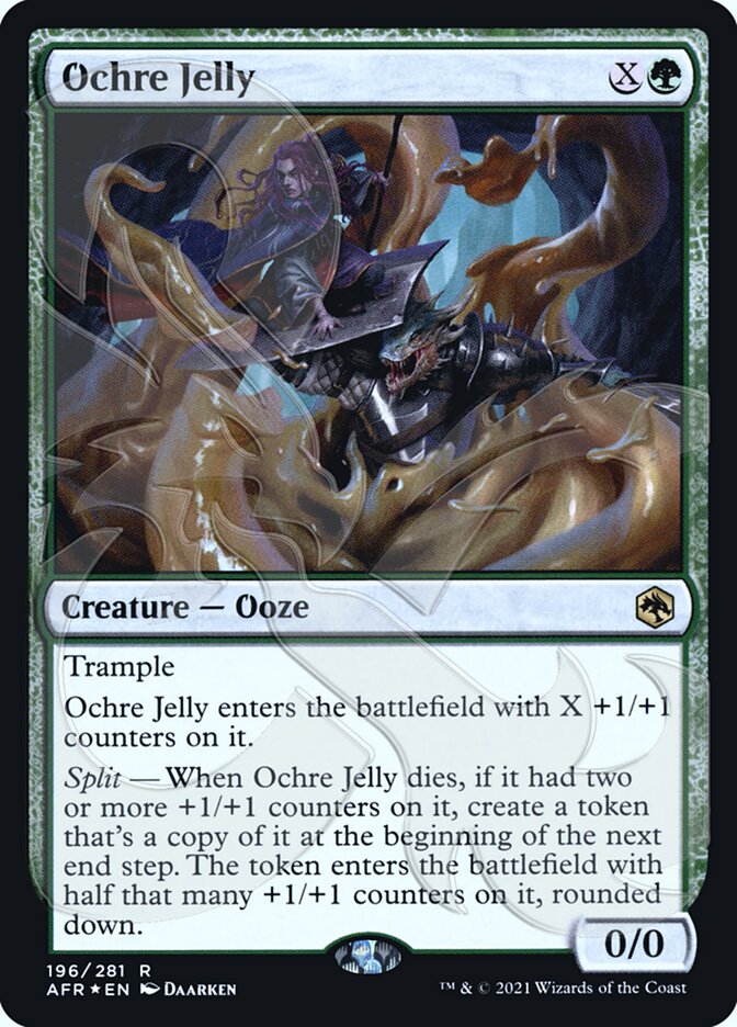 Ochre Jelly (Ampersand Promo) [Dungeons & Dragons: Adventures in the Forgotten Realms Promos] | Gamer Loot