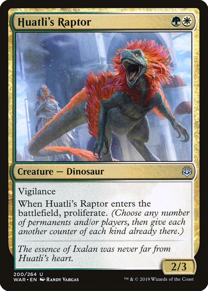 Huatli's Raptor [War of the Spark] | Gamer Loot