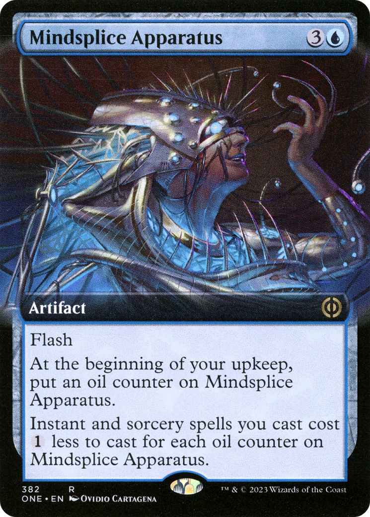Mindsplice Apparatus (Extended Art) [Phyrexia: All Will Be One] | Gamer Loot