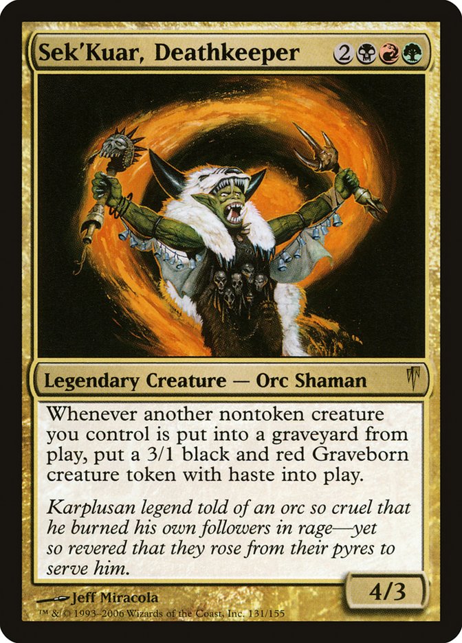 Sek'Kuar, Deathkeeper [Coldsnap] | Gamer Loot