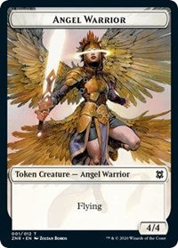 Angel Warrior // Hydra Double-sided Token [Zendikar Rising Tokens] | Gamer Loot