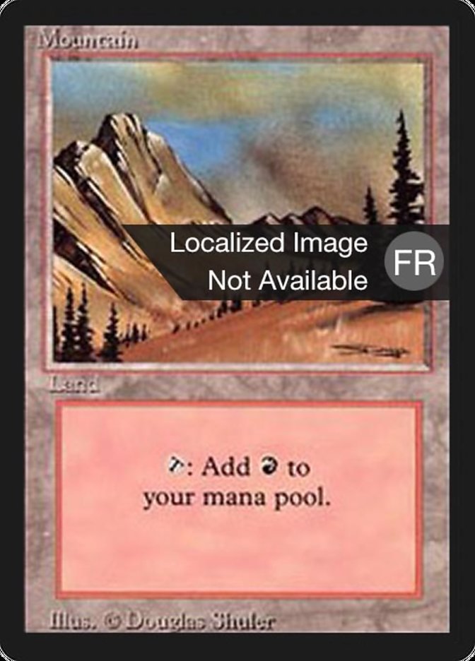 Mountain (C) [Foreign Black Border] | Gamer Loot