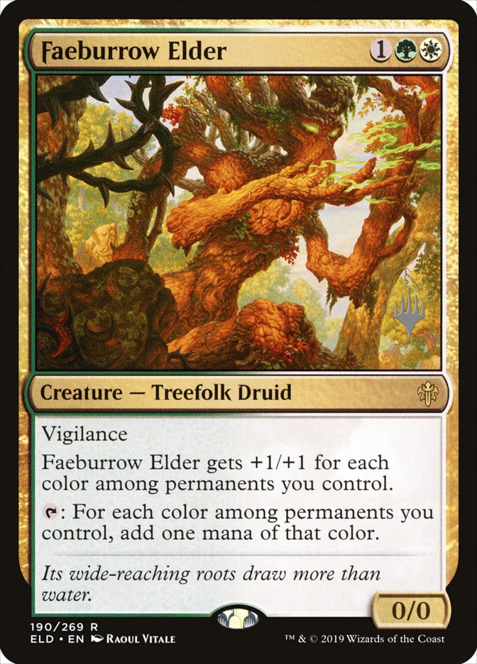 Faeburrow Elder (Promo Pack) [Throne of Eldraine Promos] | Gamer Loot