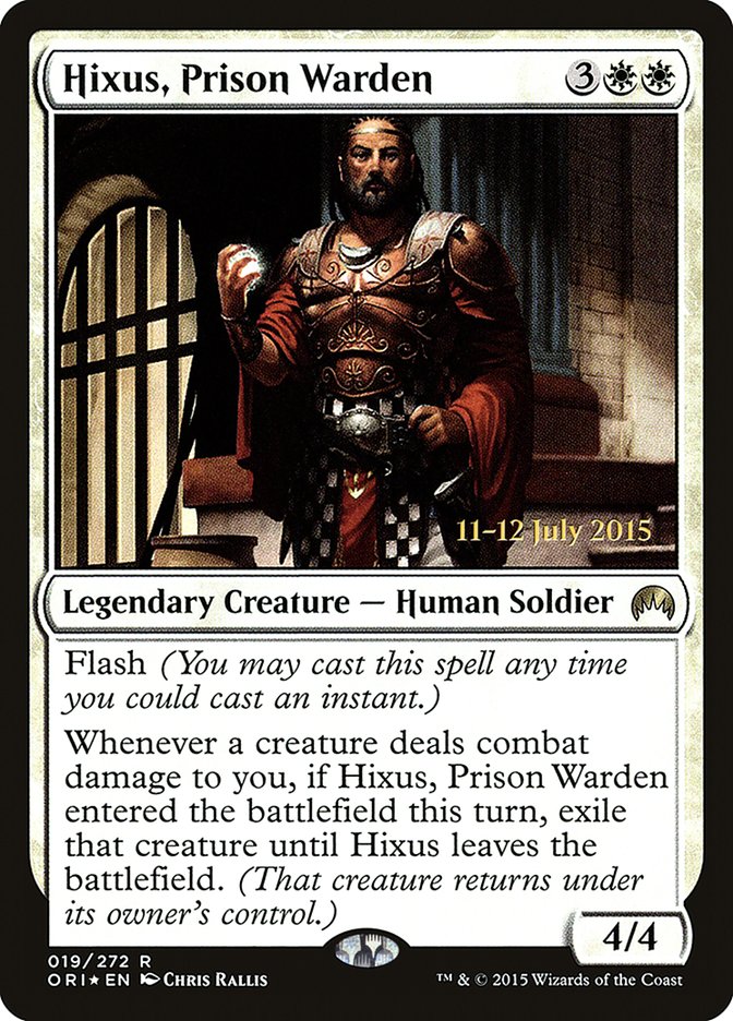 Hixus, Prison Warden [Magic Origins Prerelease Promos] | Gamer Loot