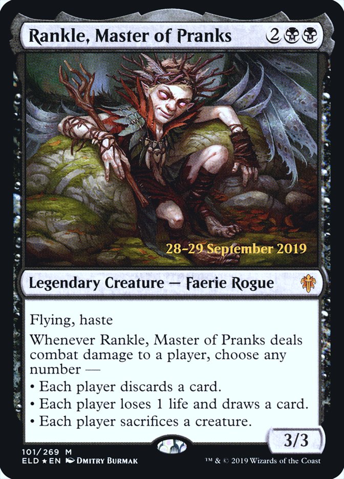 Rankle, Master of Pranks  [Throne of Eldraine Prerelease Promos] | Gamer Loot