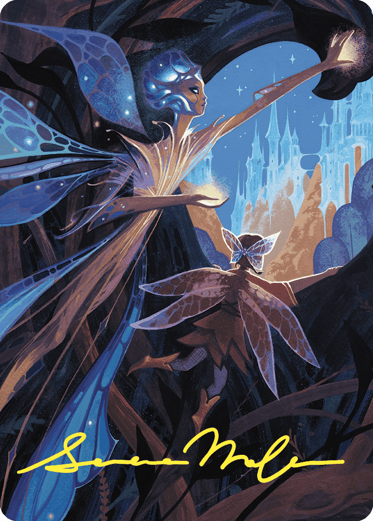 Kindred Discovery Art Card (Gold-Stamped Signature) [Wilds of Eldraine Art Series] | Gamer Loot