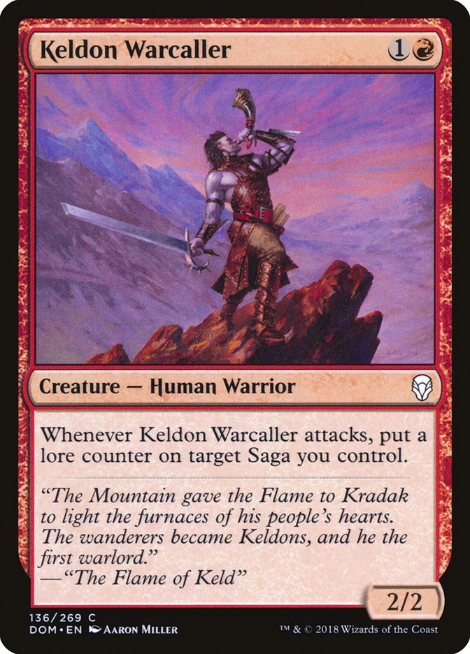 Keldon Warcaller [Dominaria] | Gamer Loot