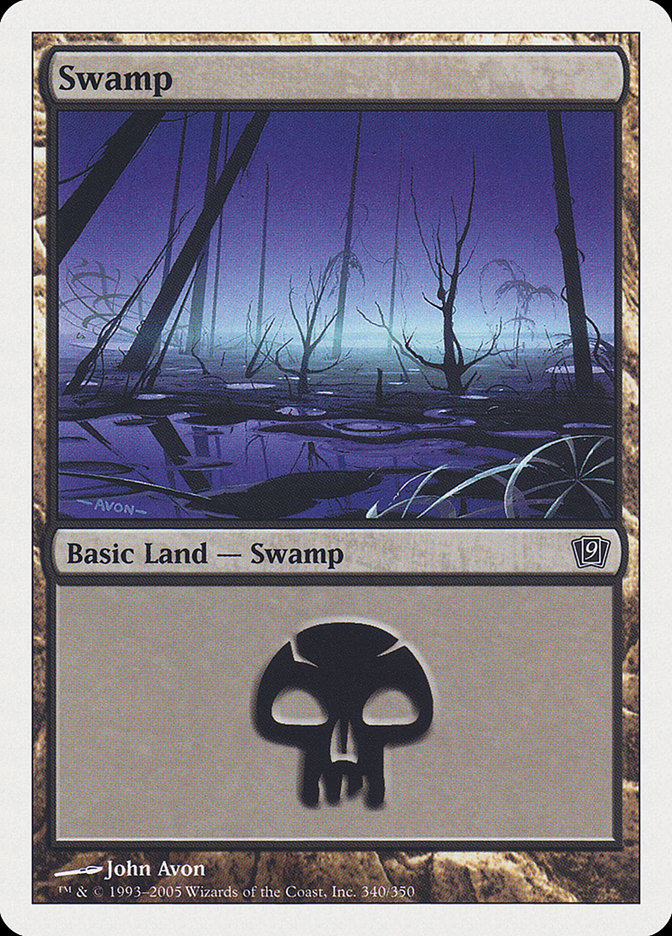 Swamp (340) [Ninth Edition] | Gamer Loot