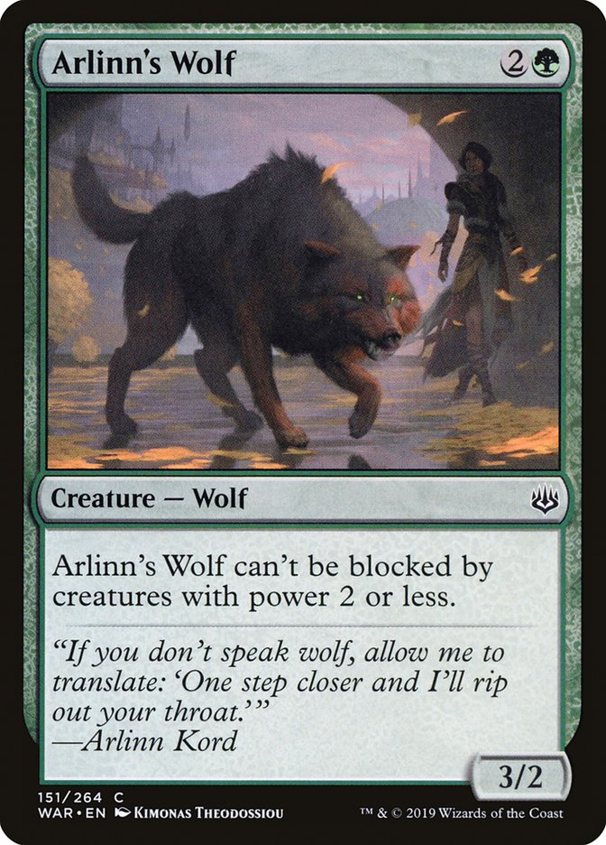 Arlinn's Wolf [War of the Spark] | Gamer Loot