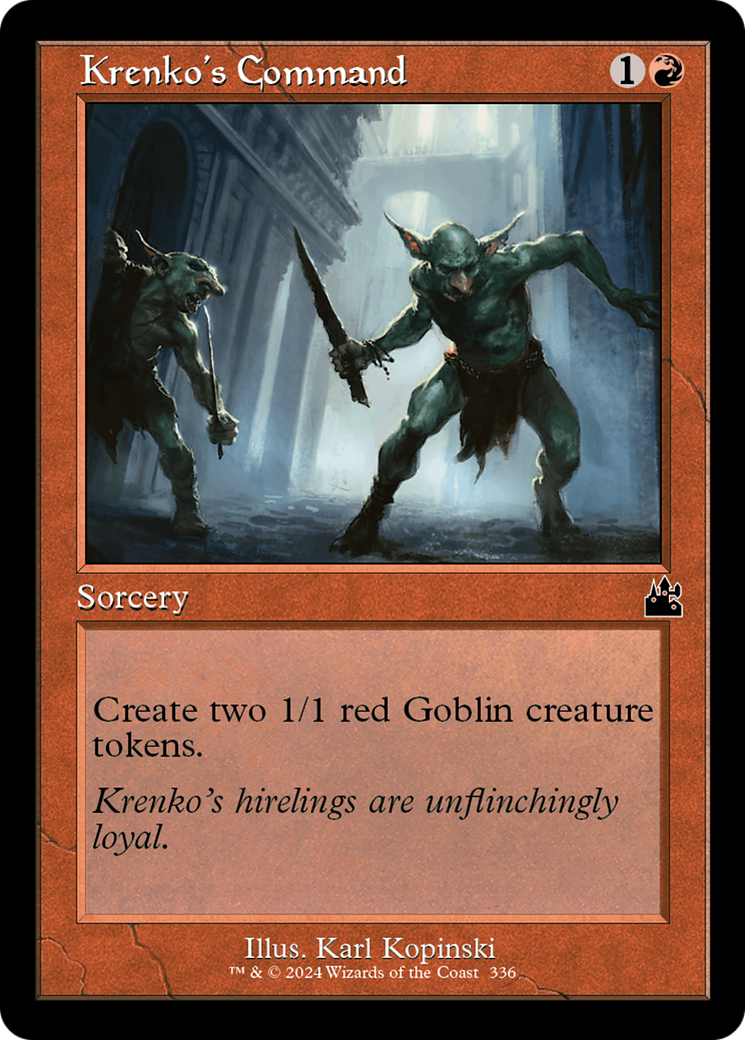 Krenko's Command (Retro Frame) [Ravnica Remastered] | Gamer Loot