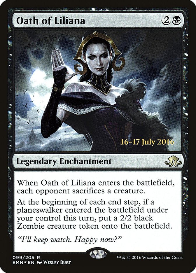 Oath of Liliana  [Eldritch Moon Prerelease Promos] | Gamer Loot