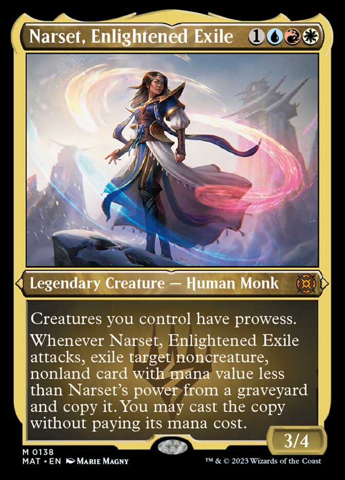 Narset, Enlightened Exile (Foil Etched) [March of the Machine: The Aftermath] | Gamer Loot