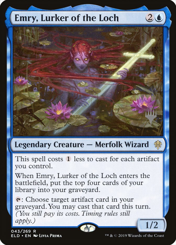 Emry, Lurker of the Loch (Promo Pack) [Throne of Eldraine Promos] | Gamer Loot