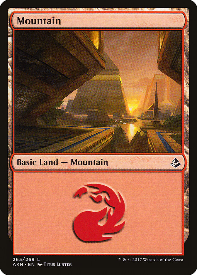 Mountain (265) [Amonkhet] | Gamer Loot