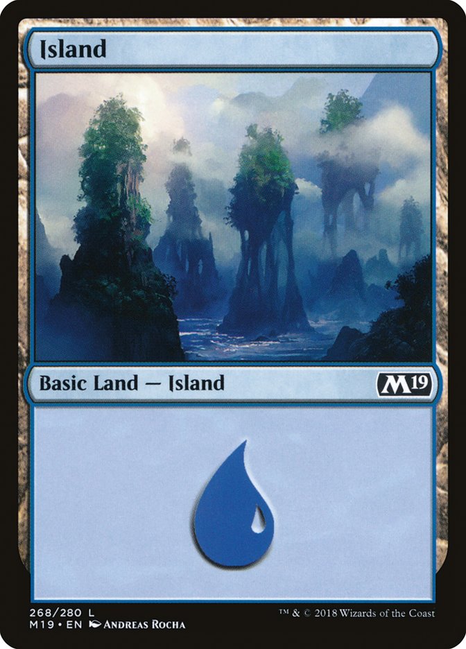 Island (268) [Core Set 2019] | Gamer Loot