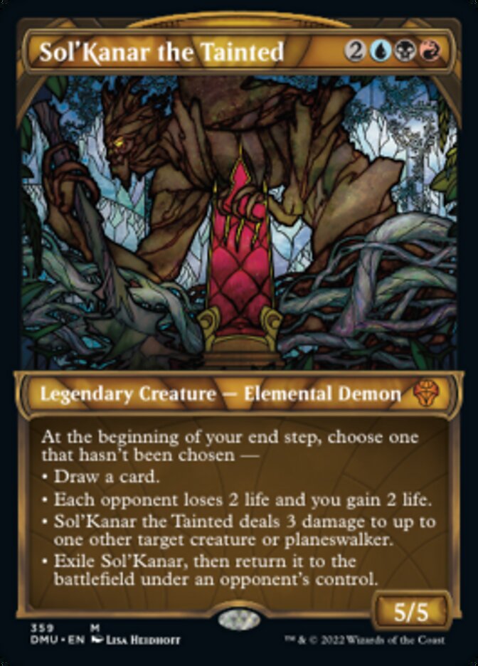 Sol'Kanar the Tainted (Showcase Textured) [Dominaria United] | Gamer Loot