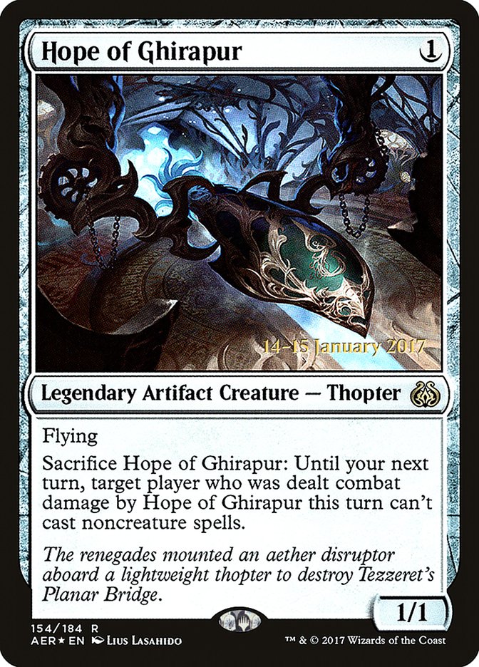 Hope of Ghirapur  [Aether Revolt Prerelease Promos] | Gamer Loot