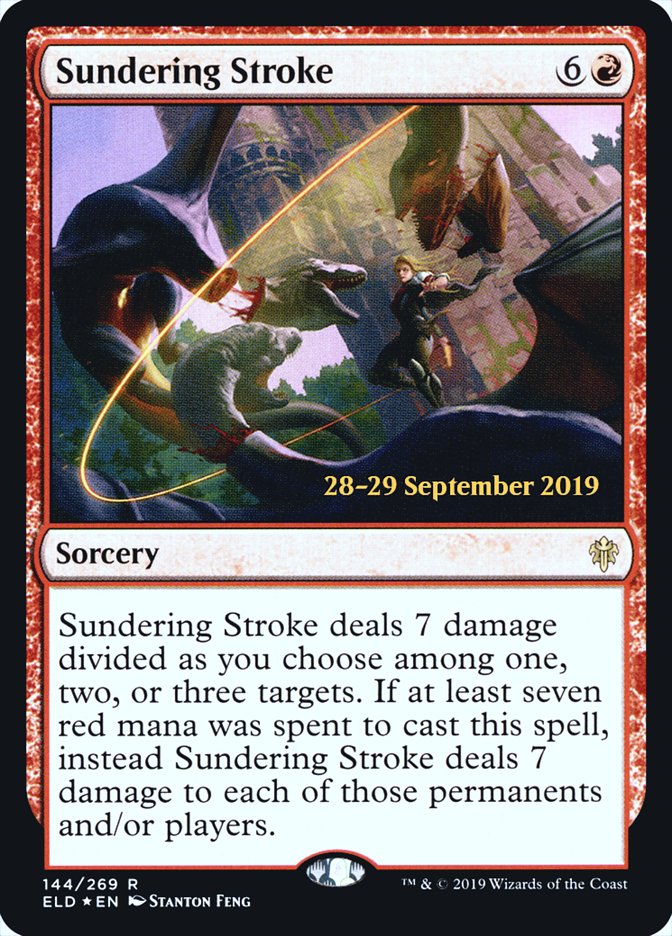 Sundering Stroke  [Throne of Eldraine Prerelease Promos] | Gamer Loot