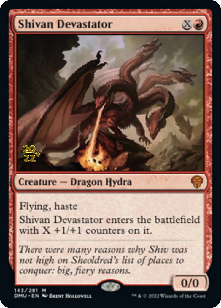 Shivan Devastator [Dominaria United Prerelease Promos] | Gamer Loot