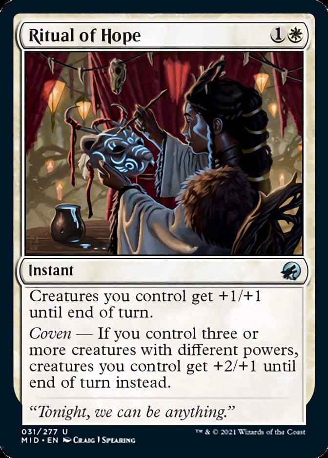 Ritual of Hope [Innistrad: Midnight Hunt] | Gamer Loot
