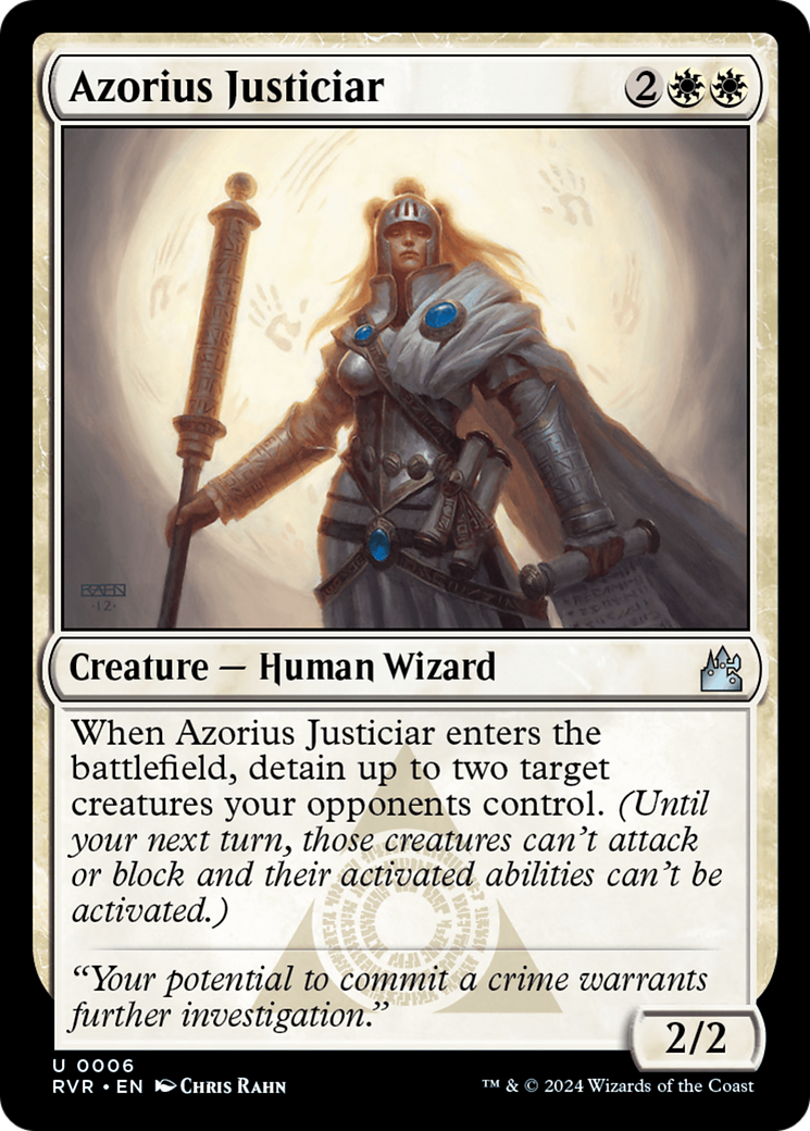 Azorius Justiciar [Ravnica Remastered] | Gamer Loot