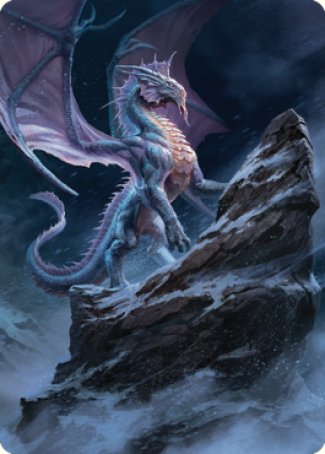 Ancient Silver Dragon Art Card (06) [Commander Legends: Battle for Baldur's Gate Art Series] | Gamer Loot