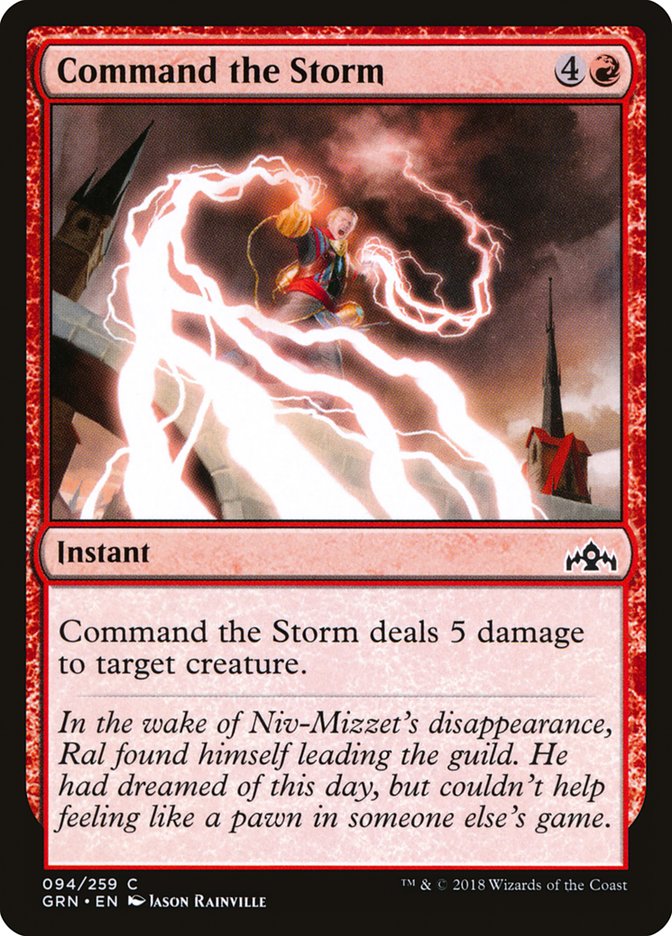 Command the Storm [Guilds of Ravnica] | Gamer Loot