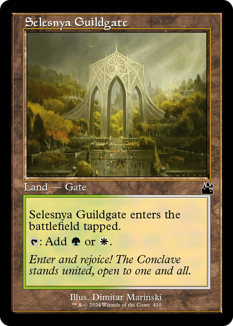 Selesnya Guildgate (Retro Frame) [Ravnica Remastered] | Gamer Loot