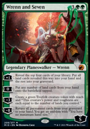 Wrenn and Seven (Promo Pack) [Innistrad: Midnight Hunt Promos] | Gamer Loot