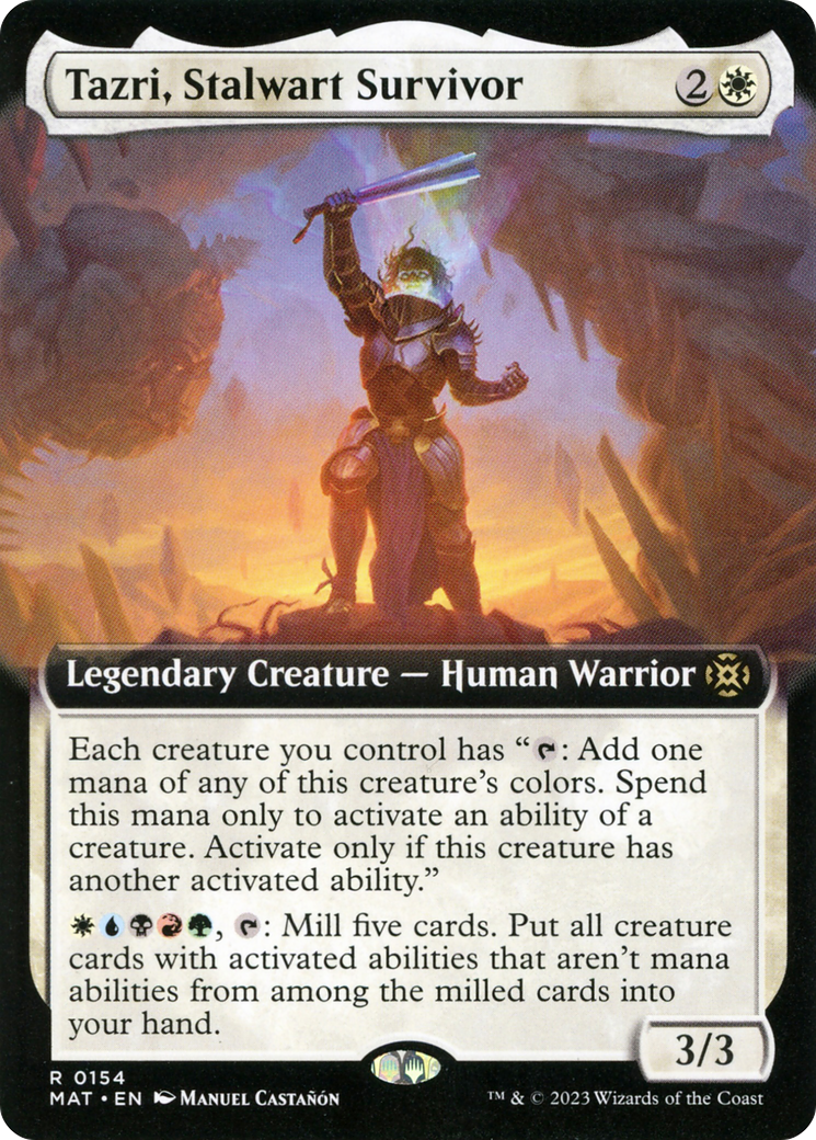 Tazri, Stalwart Survivor (Extended Art) [March of the Machine: The Aftermath] | Gamer Loot