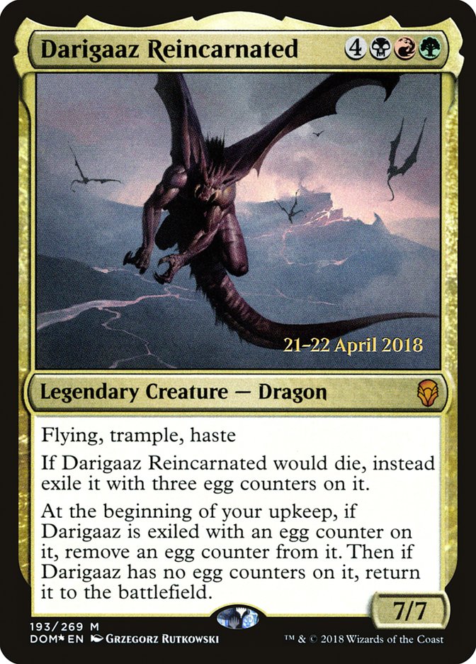 Darigaaz Reincarnated  [Dominaria Prerelease Promos] | Gamer Loot