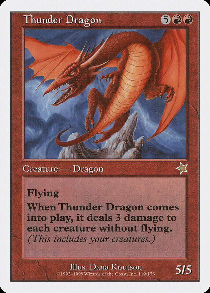 Thunder Dragon [Starter 1999] | Gamer Loot