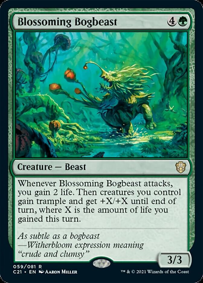 Blossoming Bogbeast [Commander 2021] | Gamer Loot