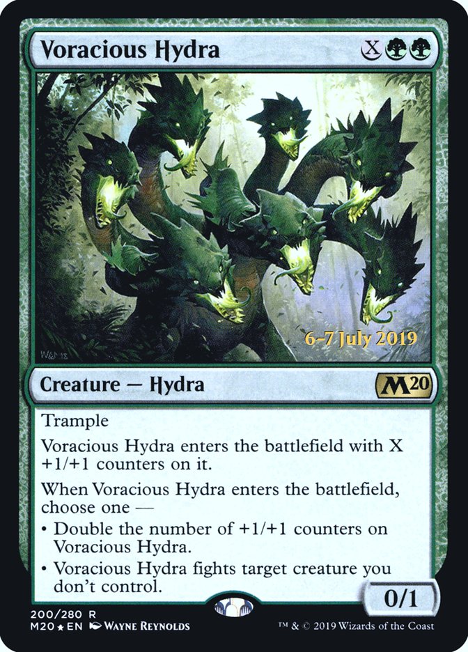 Voracious Hydra  [Core Set 2020 Prerelease Promos] | Gamer Loot