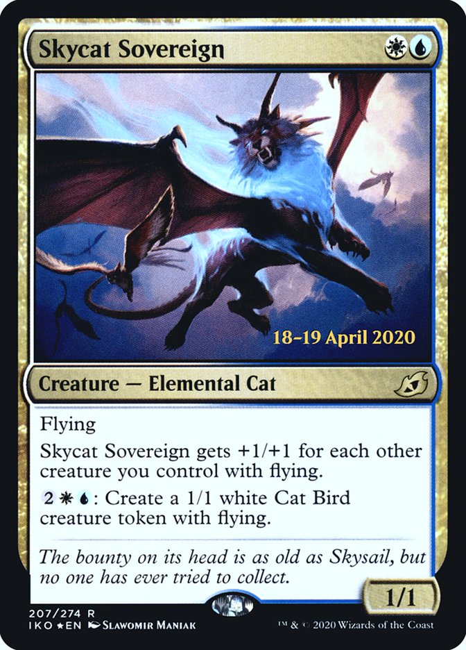 Skycat Sovereign  [Ikoria: Lair of Behemoths Prerelease Promos] | Gamer Loot