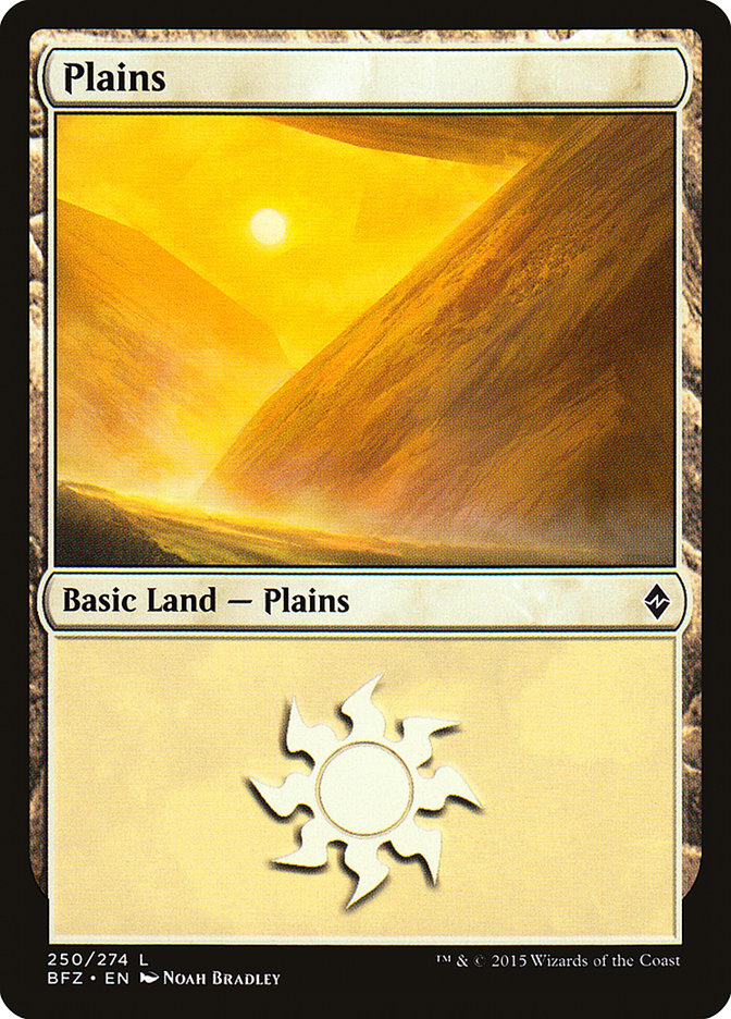 Plains (250a) [Battle for Zendikar] | Gamer Loot