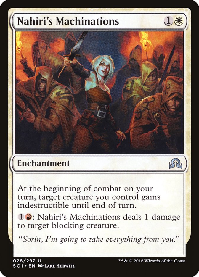 Nahiri's Machinations [Shadows over Innistrad] | Gamer Loot
