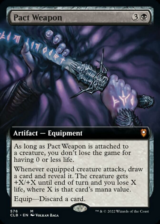 Pact Weapon (Extended Art) [Commander Legends: Battle for Baldur's Gate] | Gamer Loot