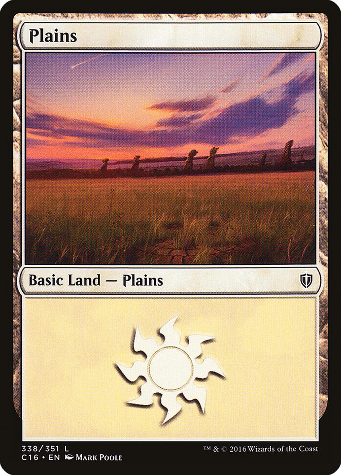 Plains (338) [Commander 2016] | Gamer Loot
