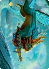 Toski, Bearer of Secrets Art Card (Gold-Stamped Signature) [Kaldheim: Art Series] | Gamer Loot