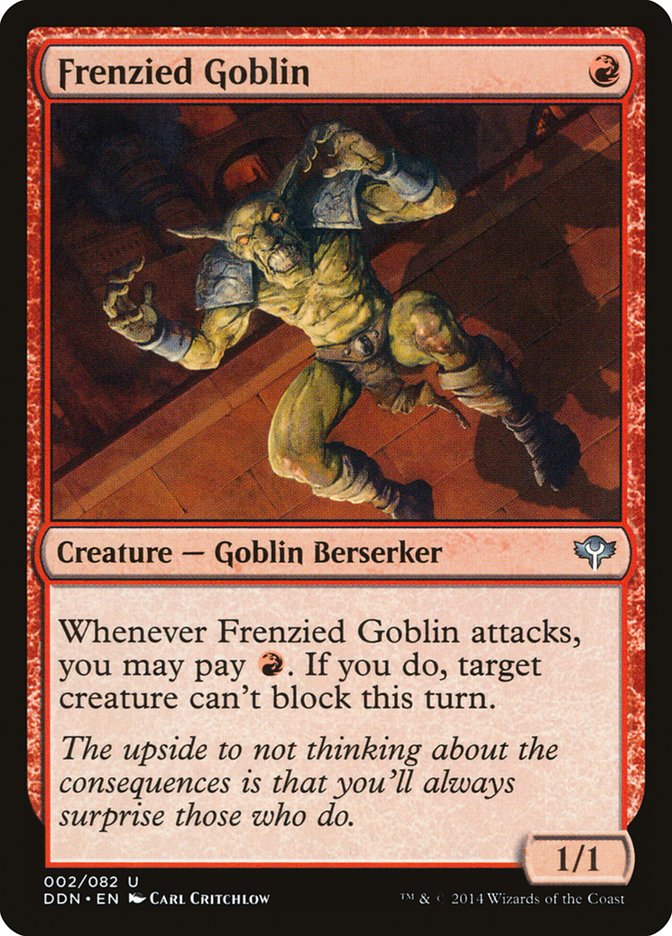 Frenzied Goblin [Duel Decks: Speed vs. Cunning] | Gamer Loot