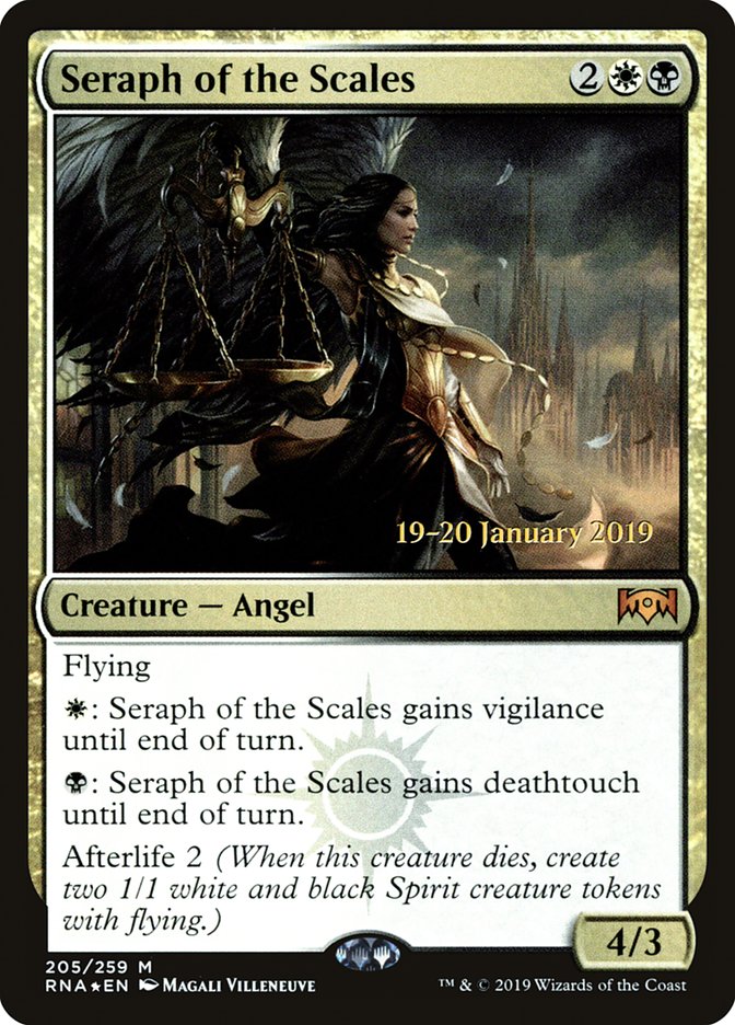 Seraph of the Scales [Ravnica Allegiance Prerelease Promos] | Gamer Loot